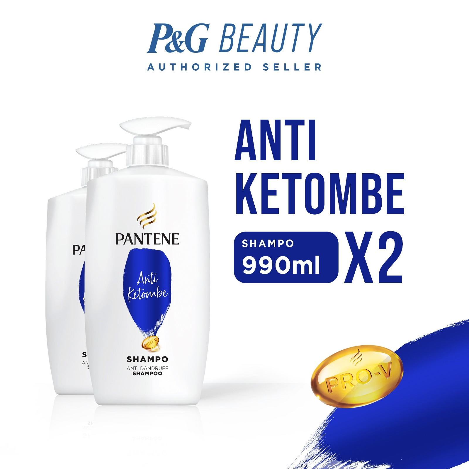 PANTENE Shampoo Anti-Dandruff 2x990ml