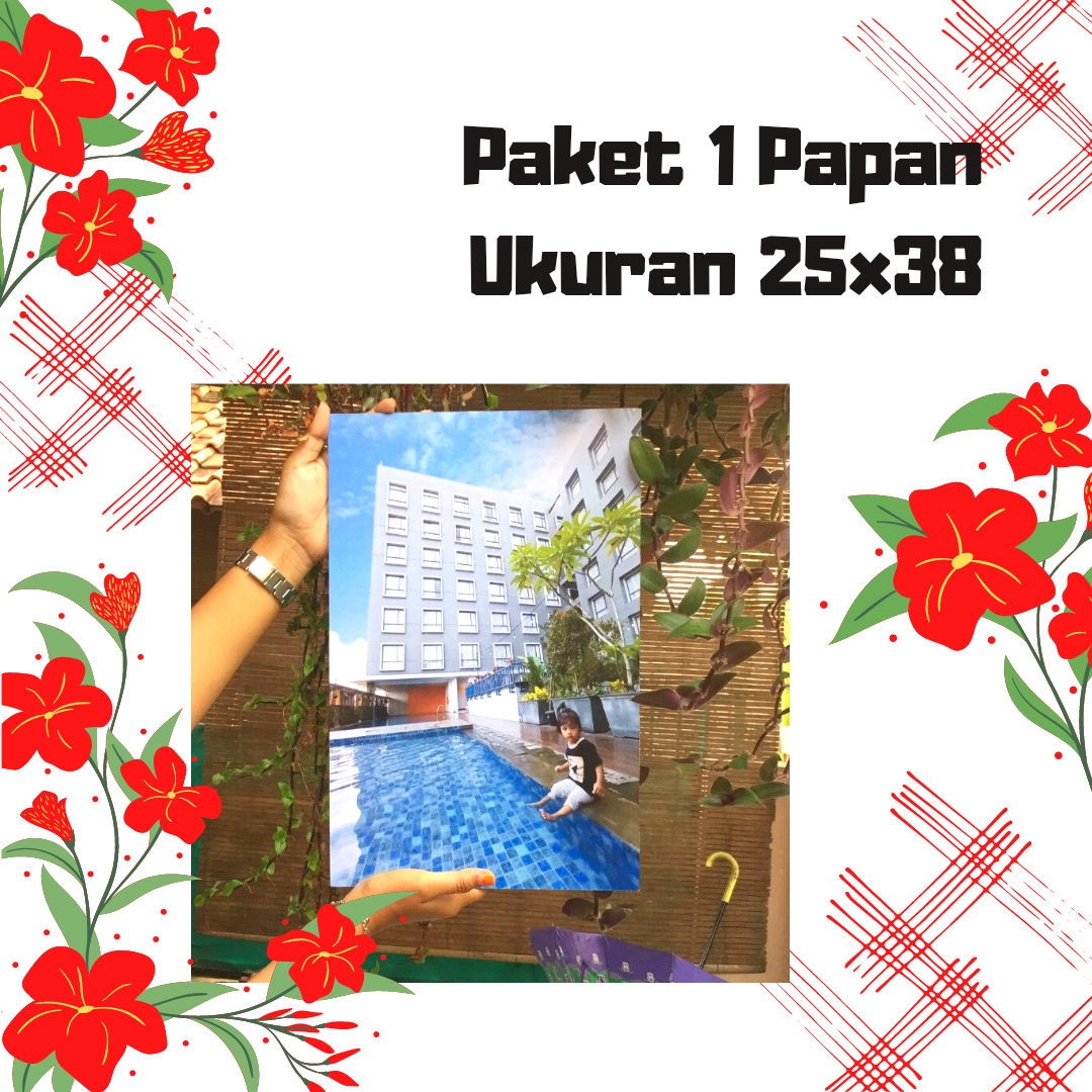 CETAK FOTO HIASAN DINDING UKURAN 15R 25X38 SUDAH DIBINGKAI PAPAN MDF PROSES 1 HARI BISA COD