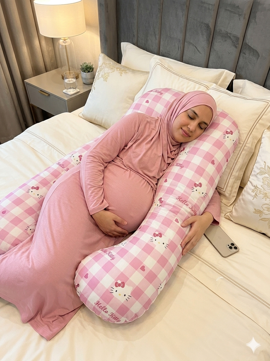SYAKIRA - Bantal Hamil Motif Kekinian Bantal Penyangga Perut Ibu Hamil [HK]