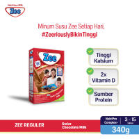 Zee Reguler Swizz Chocolate Milk 340gr - Susu Tumbuh Tinggi Lebih Cepat