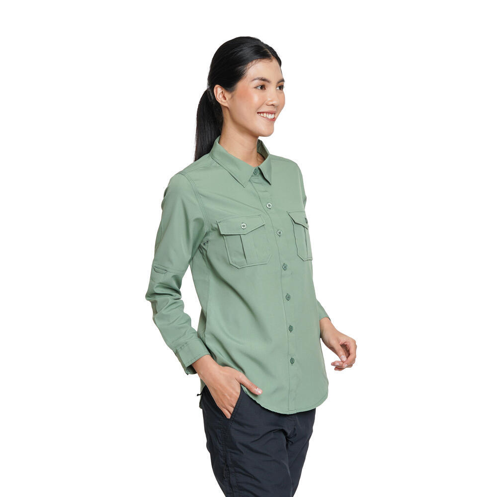 910009612 WS SKIDDAW LS SHIRT - GRE