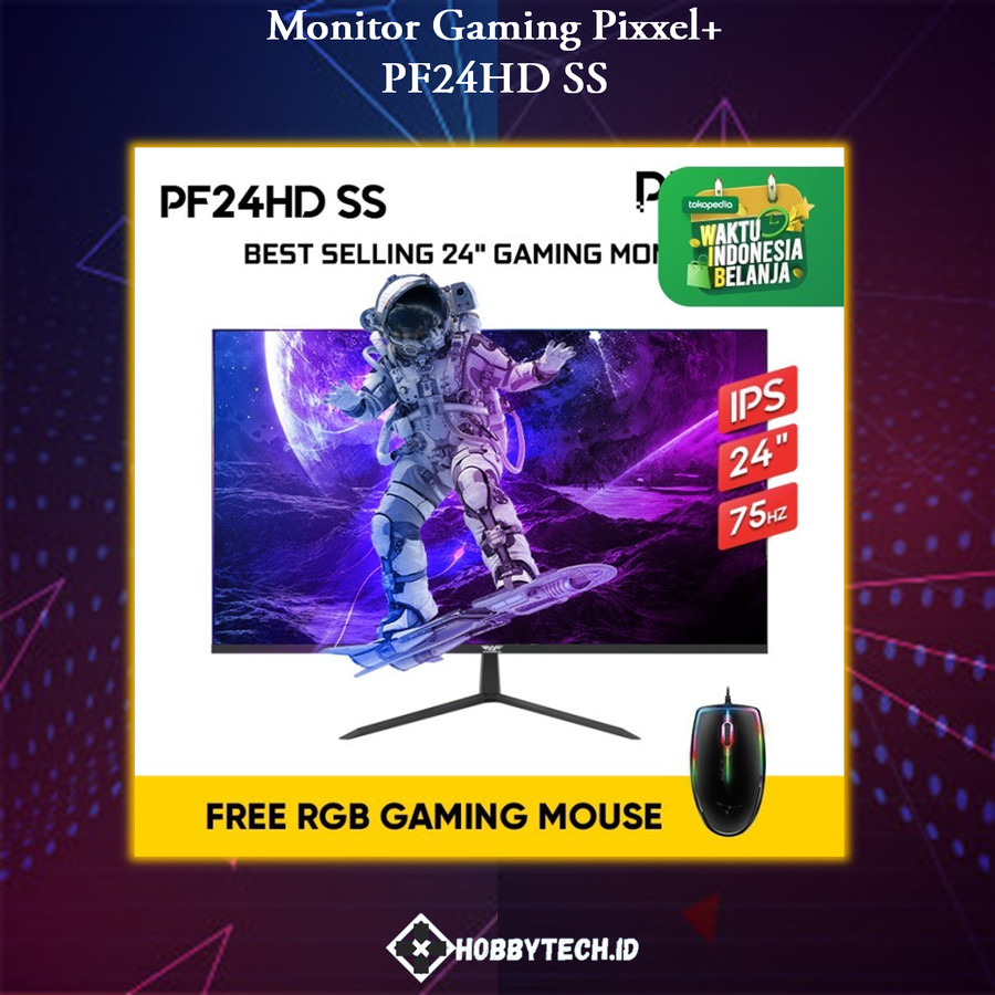 Armaggeddon Gaming Monitor Pixxel+ Pro PF24HD 24" AHVA Panel - PF24HD