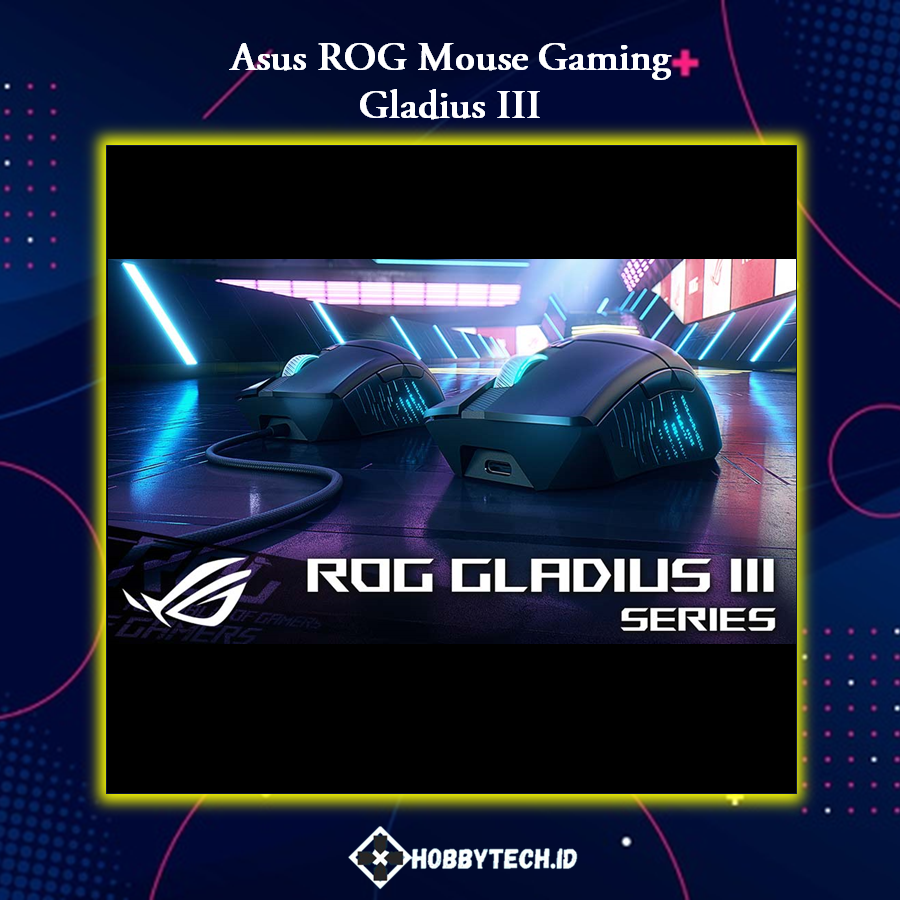 Asus ROG Gladius III - Classic asymmetrical gaming mouse