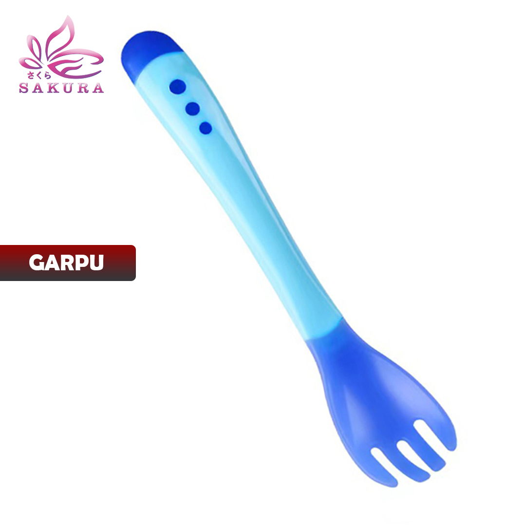 CUCI GUDANG SENDOK MAKAN BAYI SILIKON / SENDOK DAN GARPU SATUAN /PAKET SENDOK GARPU-SOSOYO
