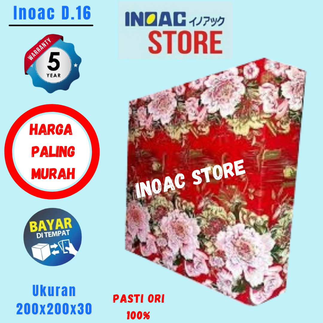 Kasur BUSA INOAC EP D.16 Tebal 30 cm Original Asli Garansi 5 Tahun Murah Inoac Store