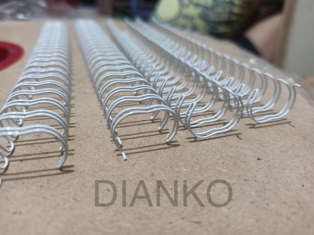 Ring Kawat jilid Spiral A5 ukuran 7/16 A5 3:1 24 Lobang jilid MURAH 7PCS