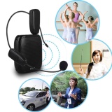 2.4G Wireless Microphone Speech Headset Megaphone Radio Mic For Loudspeaker (Black) - Intl Januari 2019 - 2 2.4G Wireless Microphone Speech headset Megaphone Radio Mic for Loudspeaker (Black) - intl - 2