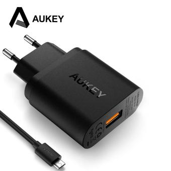 Aukey PA-T9 Wall Charger USB QuickCharge 3.0 EU Plug - Black