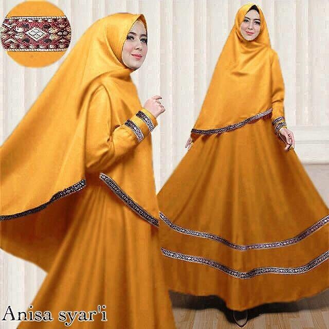 Gambar gamis syari cadar