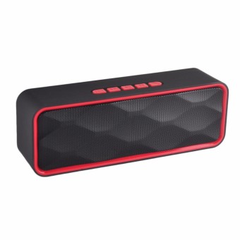 Bluetooth Speaker Nirkabel Mini Portable Handsfree USB TF Card FM Radio Stereo Suara Double Speaker Subwoofer