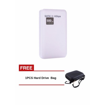 Buy1 Free 1 Bag USB 3.0 SATA Eksternal Hard Disk Drive HDD 6 Gbps untuk Laptop/MAC PC Hitam-Intl
