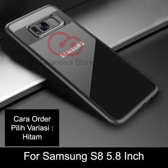 Calandiva Transparent Shockproof Hybrid Premium Quality Grade A Case for Samsung Galaxy S8 5.8 Inch
