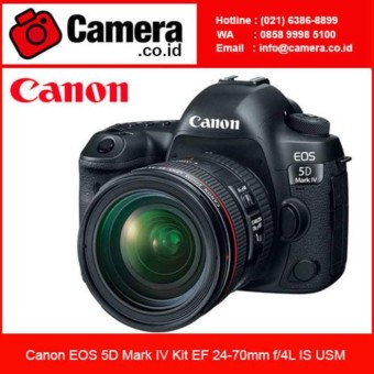 Canon EOS 5D Mark IV Kit EF 24-70mm f/4L IS USM - Kamera DSLR - Camera.co.id