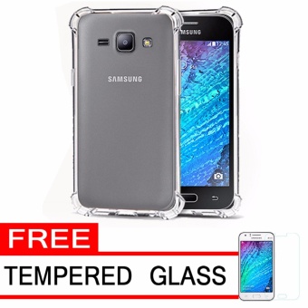 anti shock anti softcase for samsung galaxy j1 2015 j100 white clear anti shock anti softcase for samsung galaxy j1 2015 j100 white clear