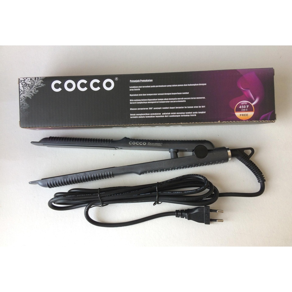 Catokan Cocco 2in1 for Straightener and Curling / Catok Rambut