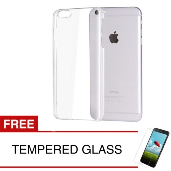 Crystal Case for Apple iPhone 6 Plus / 6s Plus - Clear Hardcase + Gratis Tempered