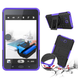 Mempesona Butir 2-in-1 Protection Shell Case Belakang Untuk Samsung Galaxy Tab3 Lite T110 T116 (ungu)- International Januari 2019 - 5 Mempesona butir 2-in-1 Protection Shell Case belakang untuk Samsung Galaxy Tab3 Lite T110 T116 (ungu)- International - 5