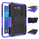 Mempesona Butir 2-in-1 Protection Shell Case Belakang Untuk Samsung Galaxy Tab3 Lite T110 T116 (ungu)- International Januari 2019 - 3 Mempesona butir 2-in-1 Protection Shell Case belakang untuk Samsung Galaxy Tab3 Lite T110 T116 (ungu)- International - 3