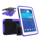 Mempesona Butir 2-in-1 Protection Shell Case Belakang Untuk Samsung Galaxy Tab3 Lite T110 T116 (ungu)- International Januari 2019 - 2 Mempesona butir 2-in-1 Protection Shell Case belakang untuk Samsung Galaxy Tab3 Lite T110 T116 (ungu)- International - 2