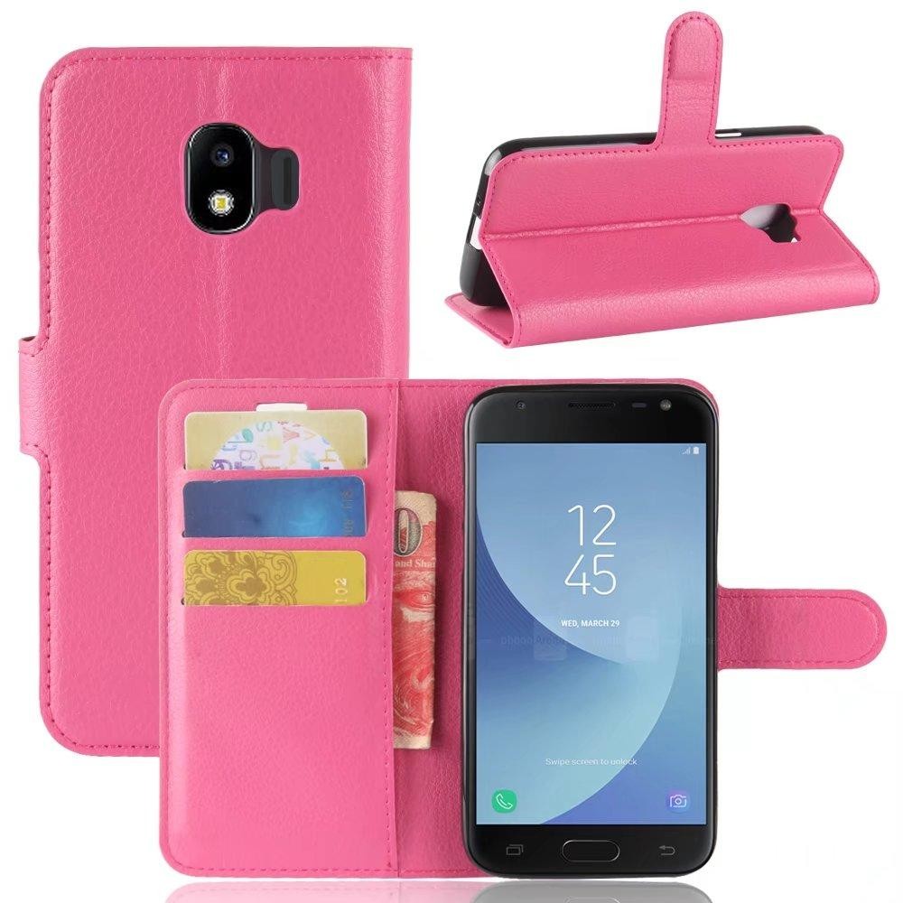 Dompet Kulit Flip Cover Card Holder Case untuk Samsung Galaxy J2 Pro 2018/SM -