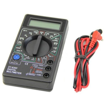 Fang Multimeter Digital Saku Pengukur Tegangan Volt Pengukur Amper Meter Ohm Segala AVO DT830D Mengarah LCD