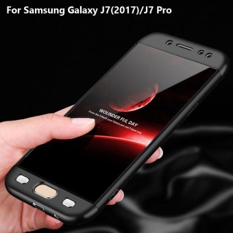 Untuk Galaxy J7 (2017) J7 Pro Mewah 360 Gelar Penuh Melindungi Belakang PC Keras
