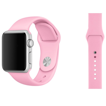 Silikon lembut perhiasan Band tali pengikat dengan konektor adaptor untuk Apple Watch iWatch .