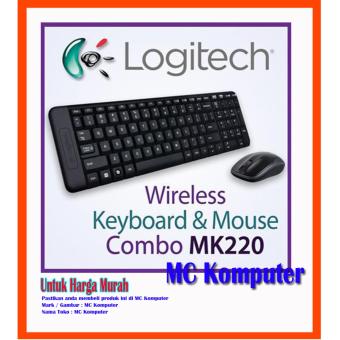Logitech Wireless Keyboard dan Mouse MK220