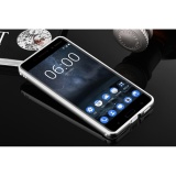 Cermin Mewah Bumper Anti-gores Bright Pelindung Case Untuk Nokia 6 (perak)-Intl Januari 2019 - 2 Cermin Mewah Bumper Anti-gores Bright Pelindung Case untuk Nokia 6 (perak)-Intl - 2