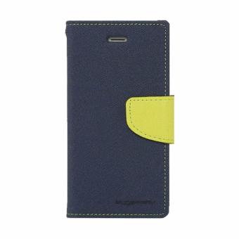 Mercury Goospery Fancy Diary for LG G3 Stylus Case - Navy-Lime