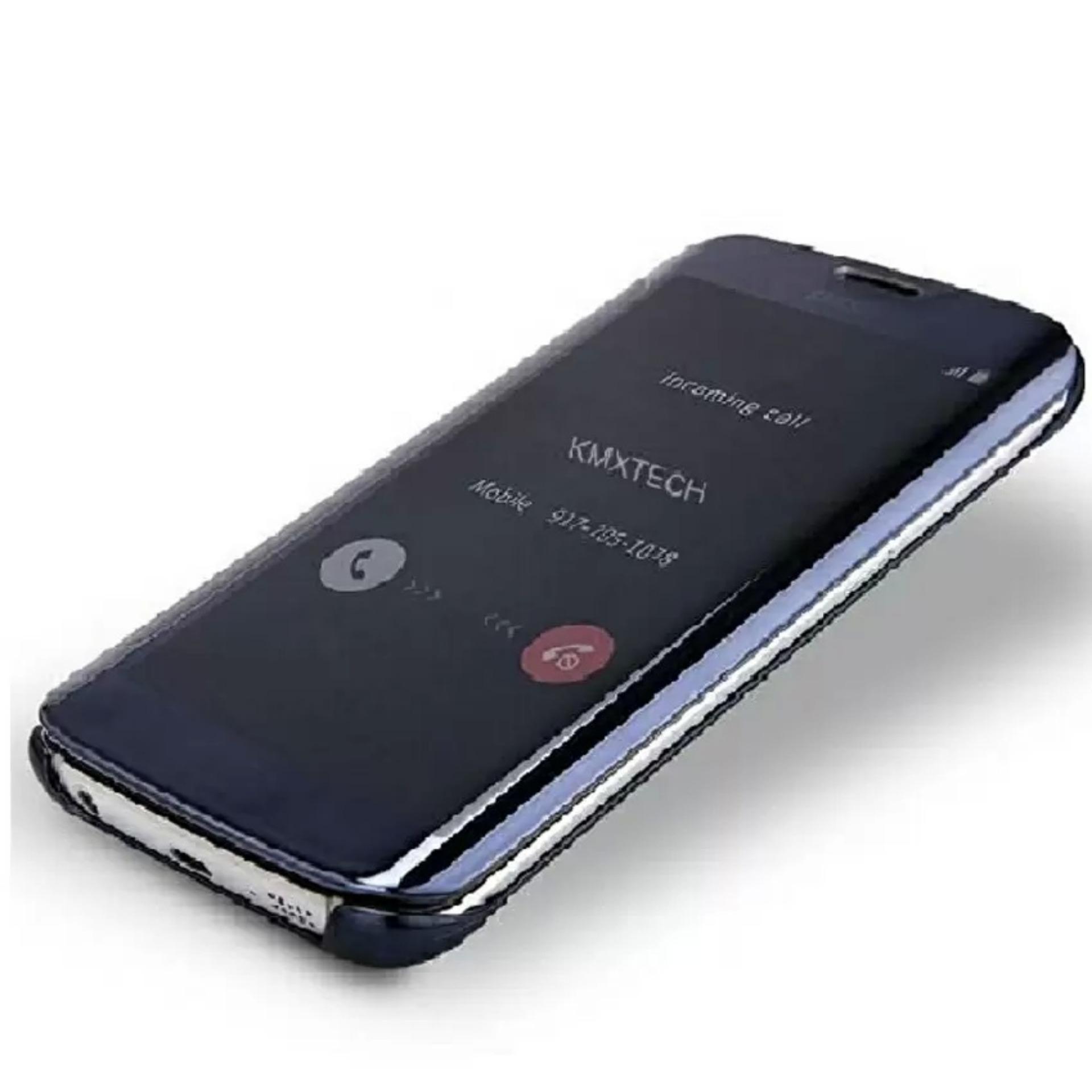 MNC Flipcase Flip Mirror Cover S View Transparan Auto Lock Casing Hp For Samsung J7 Prime