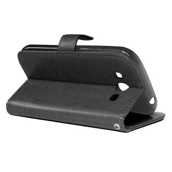 Moonmini PU Leather Flip Stand Dompet Case Cover untuk Samsung Galaxy Grand Neo .