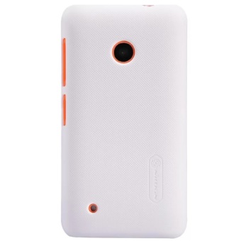 Nillkin Frosted Shield Hard Case Original For Nokia Lumia 530 - Putih + Free Screen Protector
