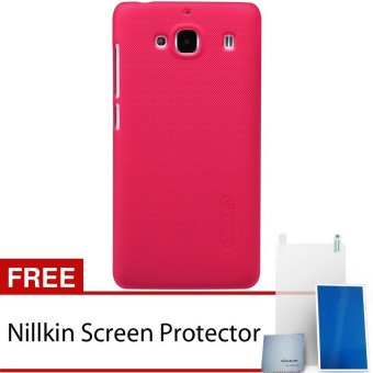 Nillkin Xiaomi Redmi 2 Super Frosted Shield - Merah + Free Anti Gores Clear Nillkin
