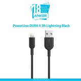 Powerline II with lightning connector 3ft UN  Black With Offline Packaging V2 - A8432
