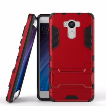 ProCase Shield Rugged Kickstand Armor Iron Man PC+TPU Back Covers for Xiaomi Redmi 4
