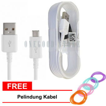 Samsung Kabel Data for Samsung Galaxy Note 4 Original free Pelindung Kabel - Putih