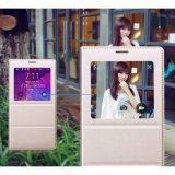 Smart View Fungsi Auto Sleep Kembali Dengan Chip Leather Case Sarung Penutup Flip Untuk Samsung Galaxy Note 4 Note4 N910 N910F Januari 2019 - 4 Smart View Fungsi Auto Sleep Kembali dengan Chip Leather Case Sarung Penutup Flip untuk Samsung Galaxy Note 4 Note4 N910 N910F - 4