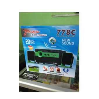 Speaker Aktif Bluetooth GMC TECKYO 778C Super Woofer 2.1 SD Card FM