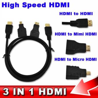 Unique High Speed 3 in 1 HDMI TO HDMI Mini HDMI Micro HDMI Cable for Xbox