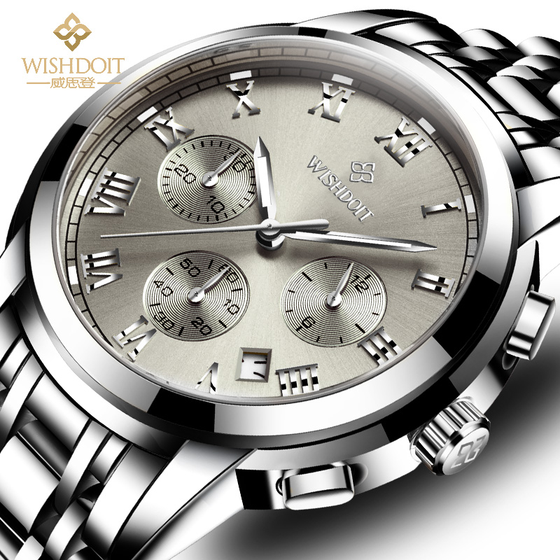 Jam Tangan Anti Air Sport Stainless steel Pria Weisideng