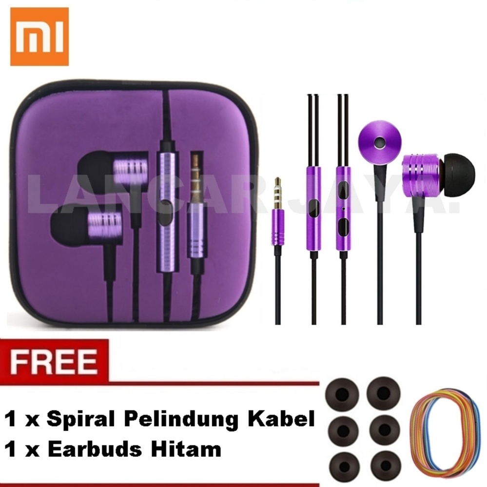 Review of Xiaomi Earphone Big Bass Piston Mi 2nd Generation Handsfree/ Headset Purple Ungu_ +