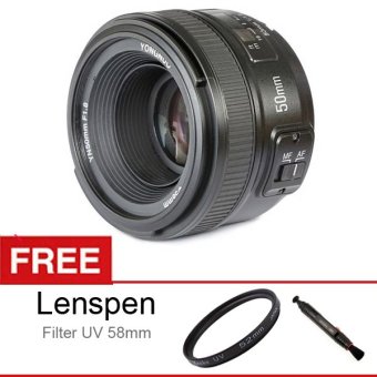 "Yongnuo Lens Af-S 50mm F/1.8 For Nikon D-Slr Autofocus. "