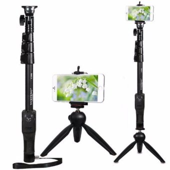 (Combo Set) Yunteng Tongsis Monopod Bluetooth YT-1288 plus Mini Tripod YT-