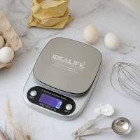 IDEALIFE - Digital Kitchen Scale – 10KG/1GR - Timbangan Kue 10Kg/1Gr - KT-1001