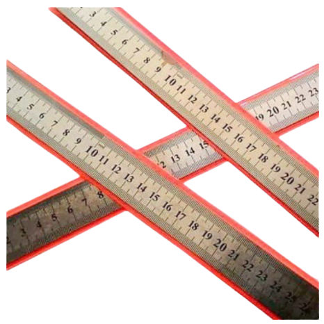 Penggaris Besi Mistar / Stainless Ruler 100 cm / 1 meter