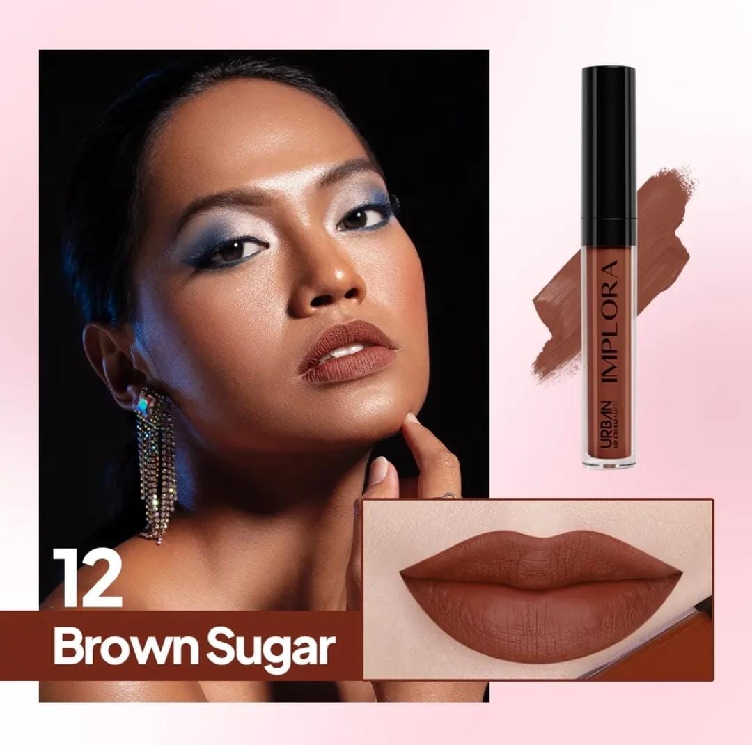 Lipcream Implora Urban Matte Original BPOM Promo Lip Cream Lipstik Cair
