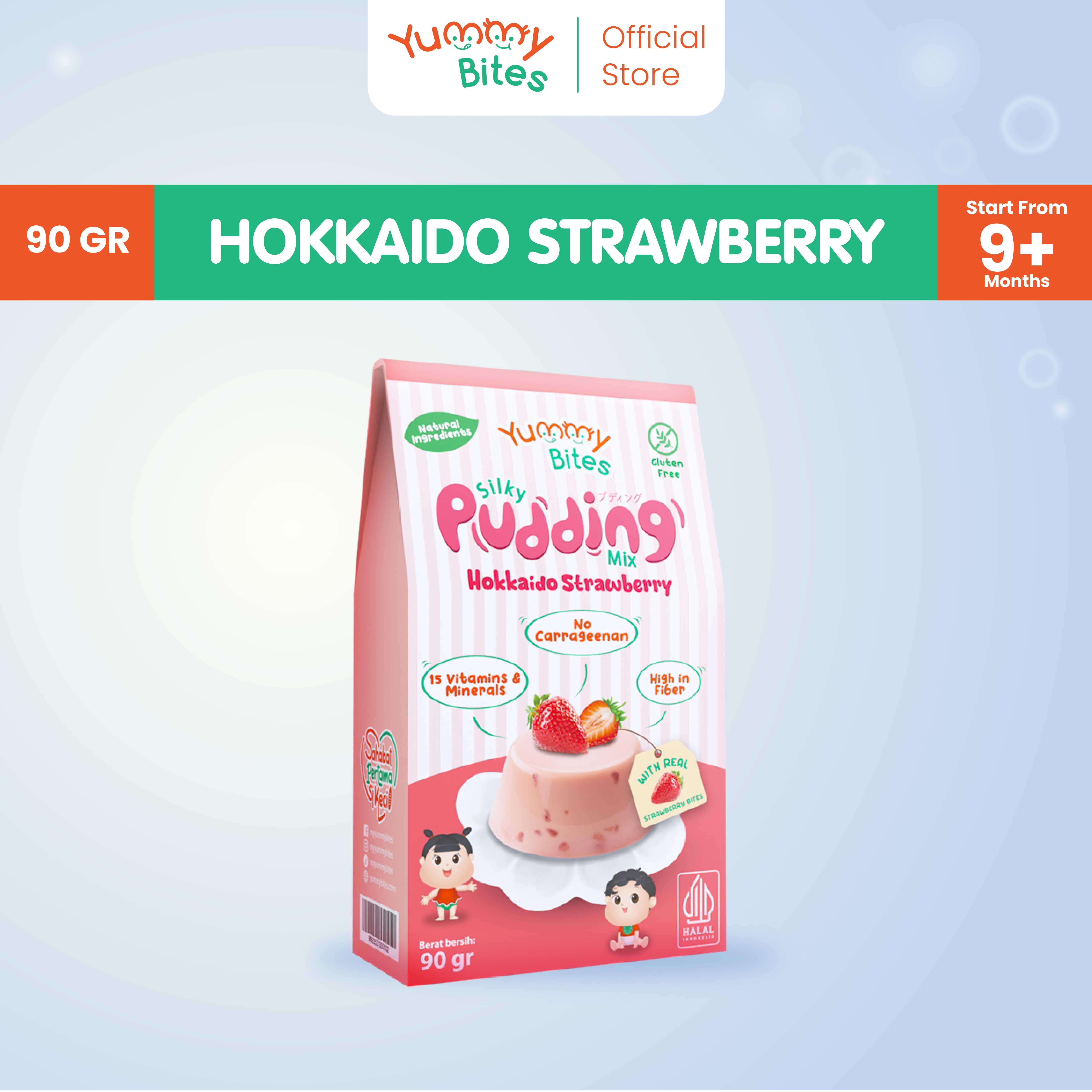Yummy Bites Silky Pudding MPASI 90 gr / Pudding Lembut MPASI Bayi / Snack MPASI / Cemilan Bayi Tanpa Pengawet