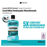 LISTERINE Cool Mint Antiseptic Mouth Wash 500ml - Obat Kumur Antiseptik