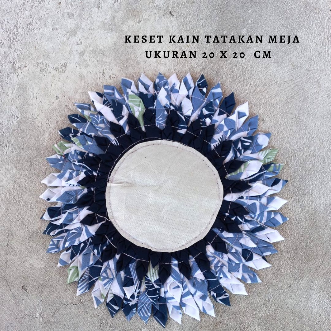 PROMO 1 pcs !! Keset Kain Percah Cantik Murah Meriah / keset / keset anyam / keset murah / kesen